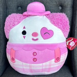 🆕 NWT Original Squishmallows Cupid Pink and White Plush 14”